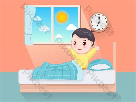 paggising sa umaga clipart